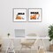 Stupell Industries Build & Dream Construction Vehicles 2pc Framed Print Under Glass Set, design by Kim Allen